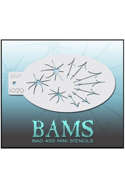 Bad Ass Mini Stencil BAMS Spinnen / Spiders 42967