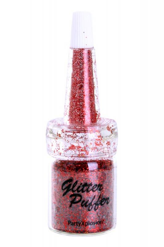 PartyXplosion Glitter Puffer 5ml Red art.nr.43593=UDH