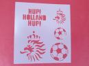 Schminksjabloon Voetbal Hup Holland Hup art.nr.43971