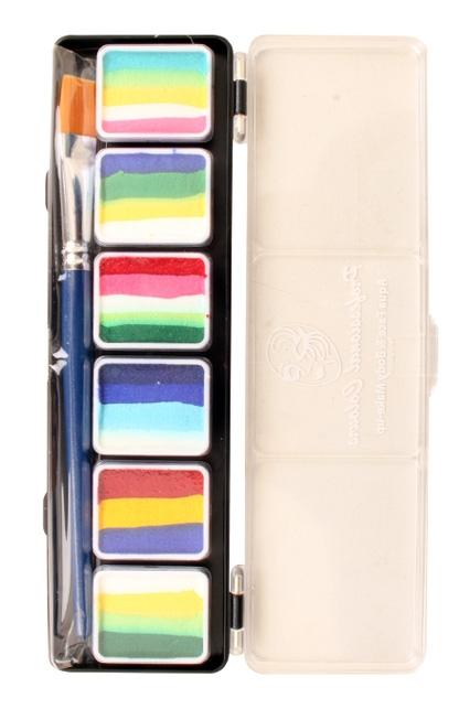 Rainbowcake Palet B + penseel 6B - 43684